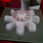 Freshly printed Mecanum Wheel Hub