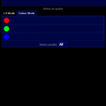 Sample GUI in 'Colour' Mode